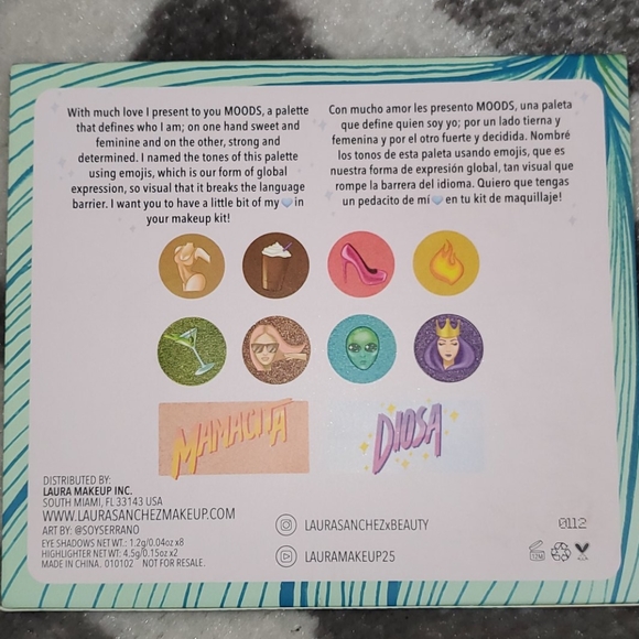 MOODS by Laura Sanchez Shadow/Highlighter Palette - Picture 4 of 8